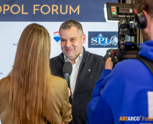 Live-Interview auf dem Business Forum Franken Fernsehen im Austausch mit den Gästen